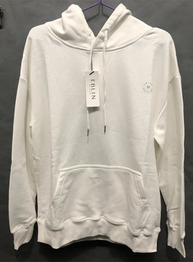 依恋旗下 E家两色时尚连帽春秋印花舒适女士卫衣ECMAC89S01