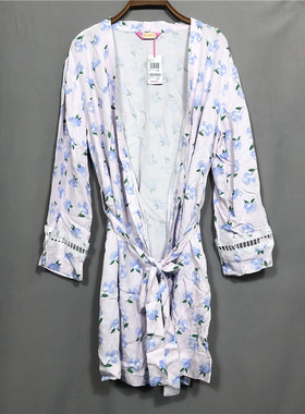 衣恋旗下body pops 秋冬睡袍室内家居服可爱少女BCGN823A11