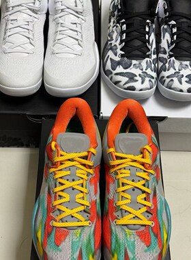 科比8代威尼斯紫色GIGI白黑金kobe8鸳鸯灰色大学红白龙低帮球鞋篮