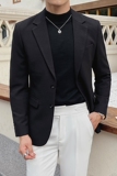 英伦韩版修身男士商务休闲二粒扣华夫格西服加厚小外套X924-P155，男装西服，电商C308