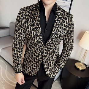 英伦韩版修身男士商务休闲花式西服男外套X933-P155