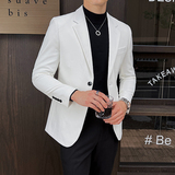 英伦韩版修身男士商务休闲二粒扣华夫格西服加厚小外套X924-P155，男装西服，电商C308