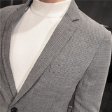 20秋冬款韩风时尚修身男士商务休闲西服外套X12-P155，男装西服，电商C308