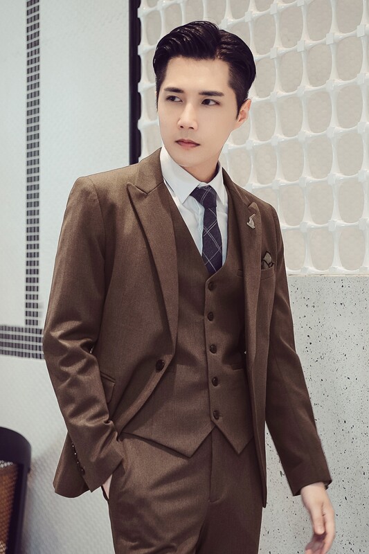 20秋冬新款韩版修身男士西服三件套装TZ139-P295,男装西服,电商C308