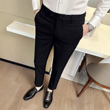 春夏款英伦时尚休闲裤韩版纯色小脚西裤长裤K38-P70，男装西裤，电商C308