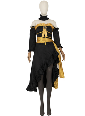 妖精的尾巴露西cos 狮子座裙子Cosplay星灵装裙子