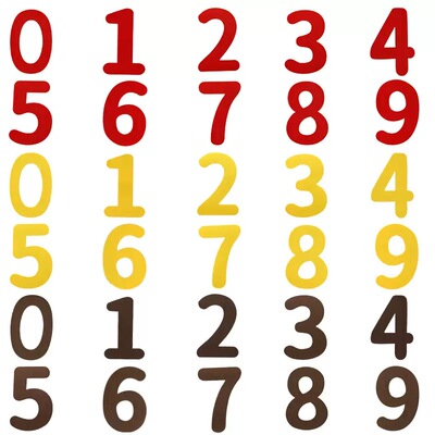 ins复古数字森系毛毡生日数字宝宝周岁百天拍照背景墙装饰布置