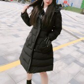 女装 胖mm冬季 炸街名媛棉服棉衣中长款 大码 冬装 外套生物绒服棉袄潮