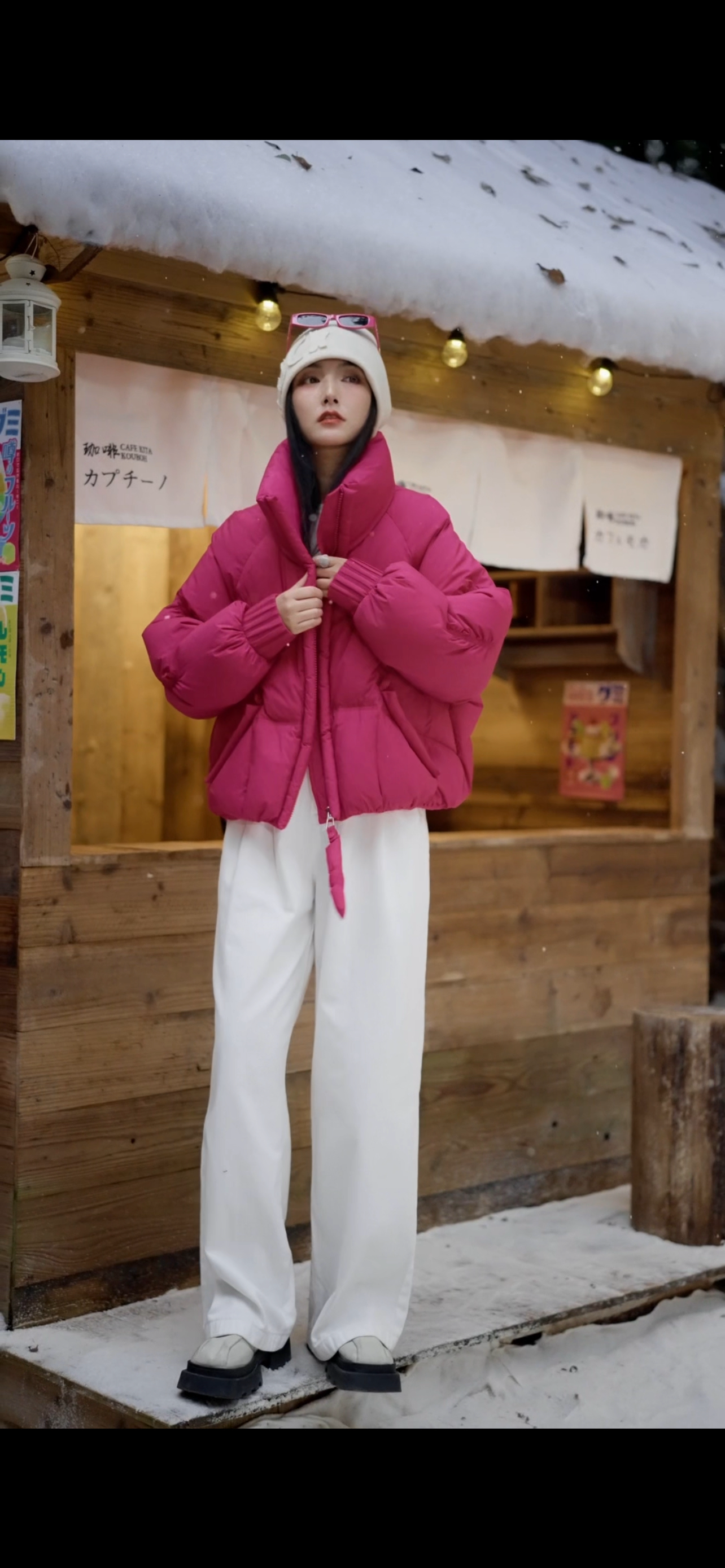 【连锁实体】茜涵国际670冬新2025时髦洋气90白鸭绒羽绒服外套潮