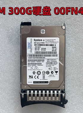 IBM 00FN460 300G SAS 15K 00FN462 81Y9670 6Gb硬盘ST9300653SS