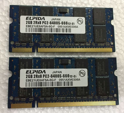 尔必达ddr2笔记本内存
