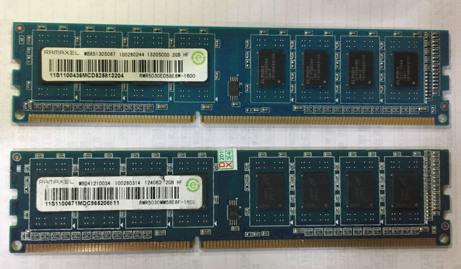 记忆科技 Ramaxel DDR3 1600 2G PC3-12800U台式机内存