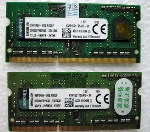 金士顿 DDR3 1600 2G KVR16S11S6A/2-SP 笔记本内存