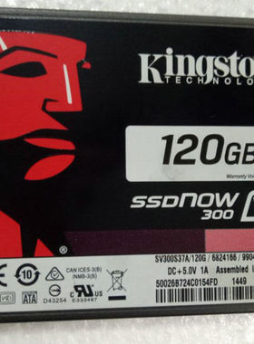 Kingston/金士顿 SV300S37A/120G SATA3 120G 固态硬盘