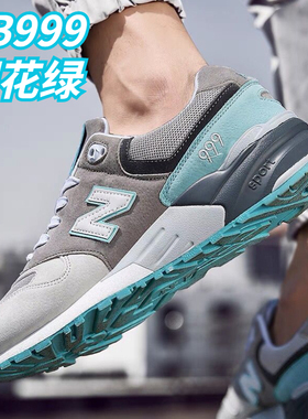 NB男鞋新百伦酷跑999樱花绿情侣运动鞋580慢跑鞋574N字阿甘休闲鞋