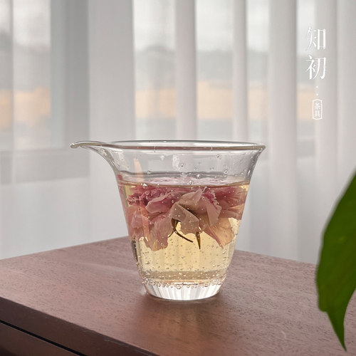 星空气泡玻璃公道杯耐高温茶海