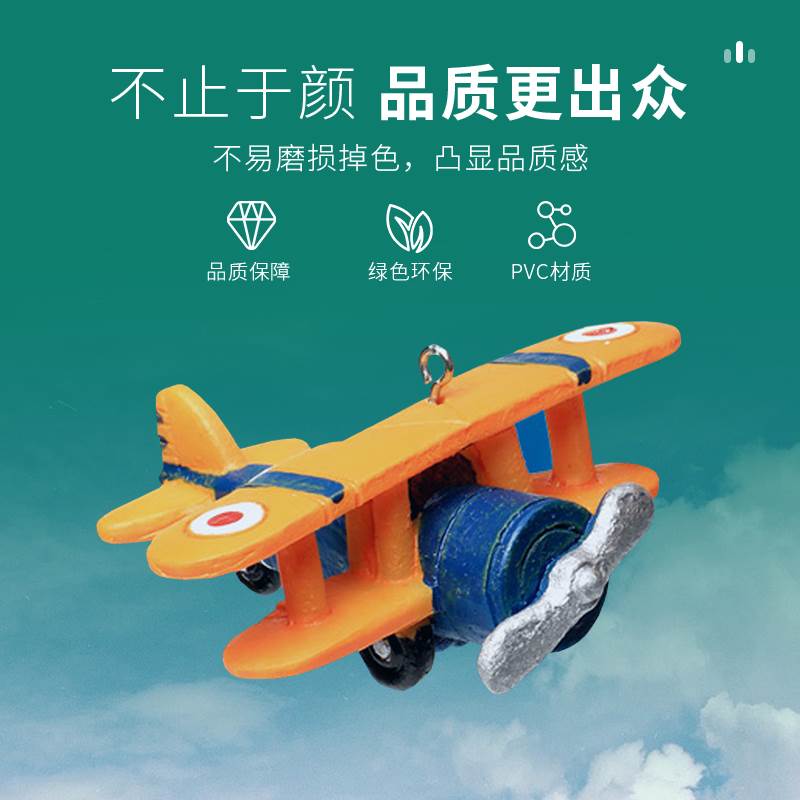 鱼缸潜水员创意造景观赏小摆件装饰海底世界小漂浮球蓝胖子
