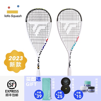 Ракетка для сквоша Tecnifibre 125XTOP Tecnifibre, полностью карбоновая, для профессиональных соревнований, для настоящих новичков Lefou