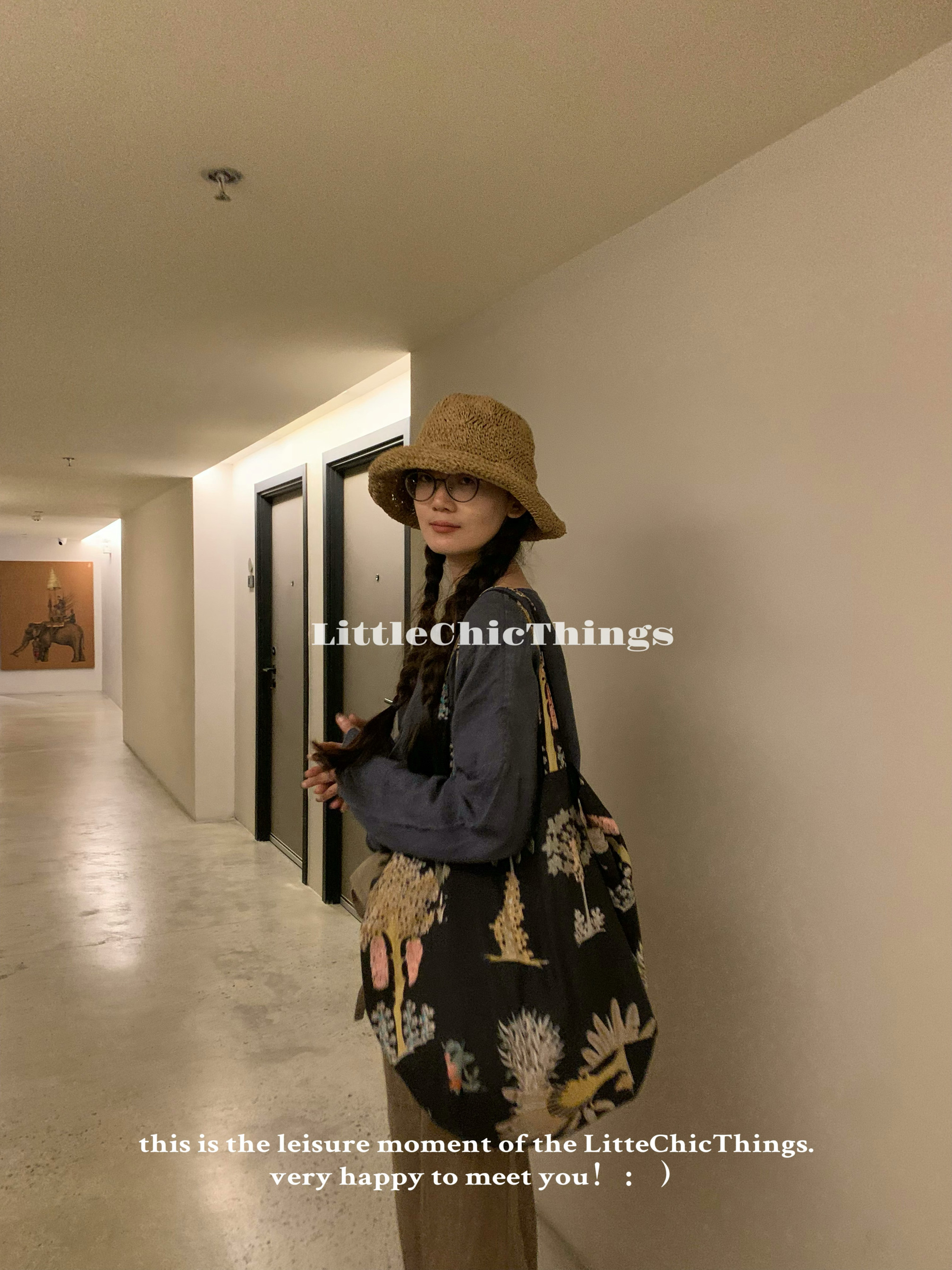 黑灰椰棕榈树大容量单肩包手提包图片