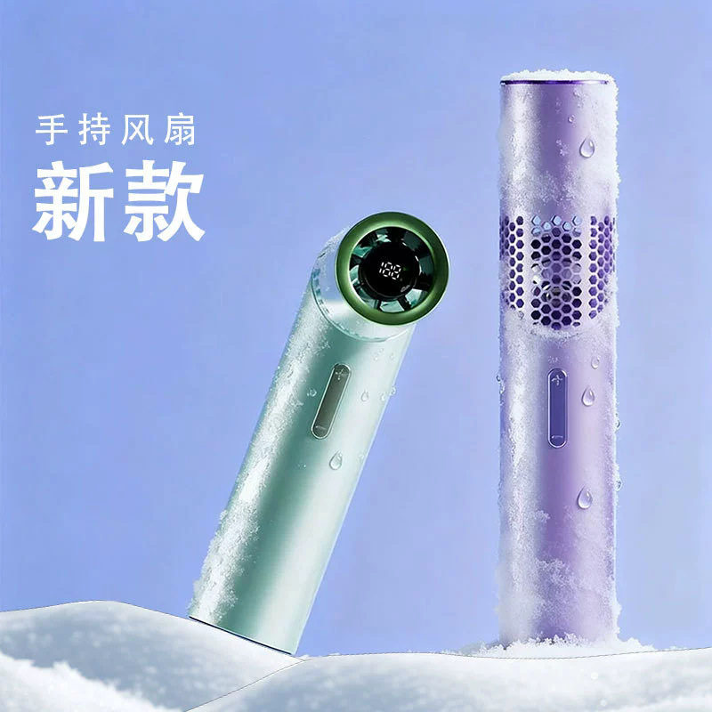 新款口红风扇高速手持挂脖桌面多功能跨境便携迷你USB旅行小风扇