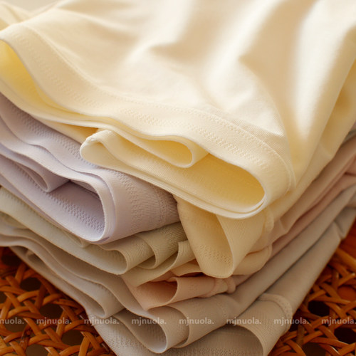 米吉诺拉 超舒适莫代尔舒适7A级抑菌桑蚕丝裆包臀 中腰女士内裤