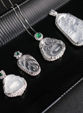 S925纯银缅甸天然水沫玉