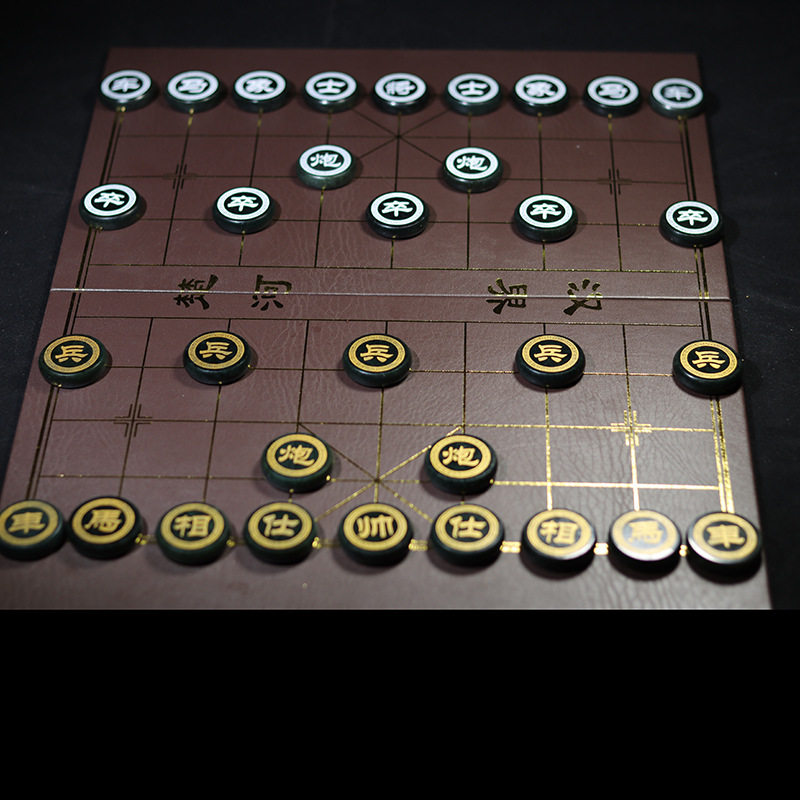 同款天然玉石礼品套装和田玉象棋直播送礼手提盒青玉中国象棋