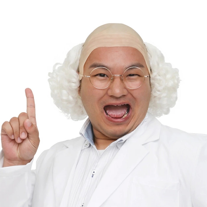 小丑假发秃顶头套演出道具