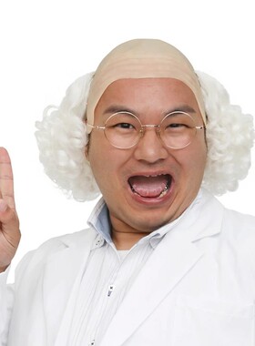 小丑假发秃顶头套演出道具