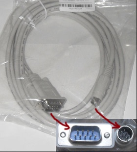 TK6100 FX3U通迅线TK6100 与FX1S 适用威纶触摸屏TK6102