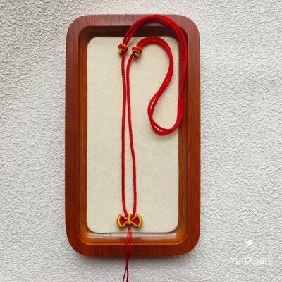 蝴蝶结2024年新款锁骨编织项链绳