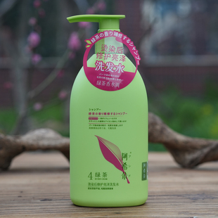 琴叶阿希朵洗发水茶多酚绿茶微粒控油防断发滋润保湿去屑烫染修护