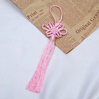 Розовые 6-пластинчатые простые китайские узлы [10 шт.]