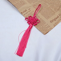 Розовый красный 6-пластинчатый простой китайский узел [10 шт.]