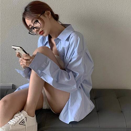 宽松防晒打底长袖设计感小众宽松
