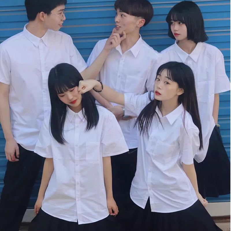上衣毕业夏季内搭高中生宽松宽松