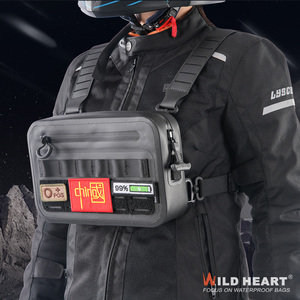 WILD HEART户外机能胸包多功能训练跑步登山防水包便携式战术胸包