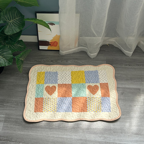 布艺脚垫纯棉吸水防滑宠物多用垫