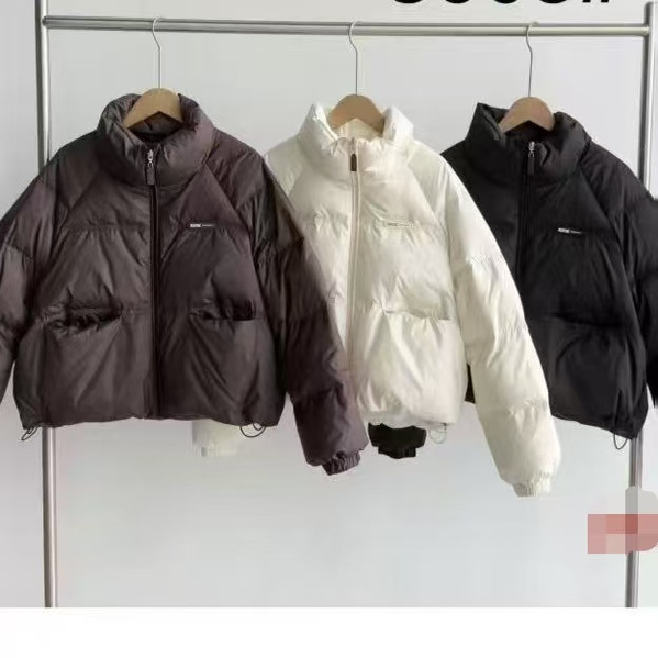 小个子2025冬季新款黑色立领肯豆风羽丝羽绒服女加厚保暖轻薄外套