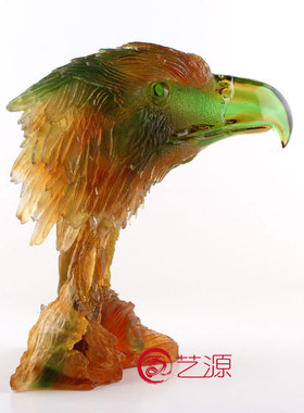 琉璃欧式风抽象家居客厅艺术摆件