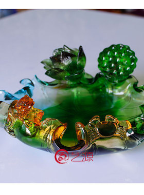 和谐琉璃摆件创意佛具