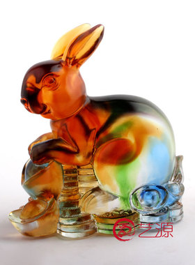 琉璃十二生肖贺寿吉祥物工艺礼品