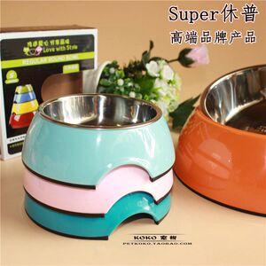 休普狗碗不锈钢宠物碗狗盆猫盆狗狗食盆树脂狗饭碗泰迪猫食盆猫碗
