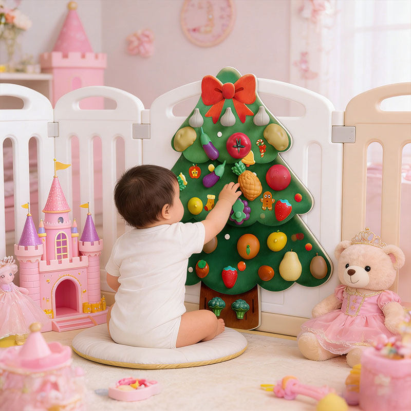 儿童水果切切乐圣诞树蒙氏早教