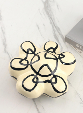 抽象手绘云朵树脂艺术装饰摆件