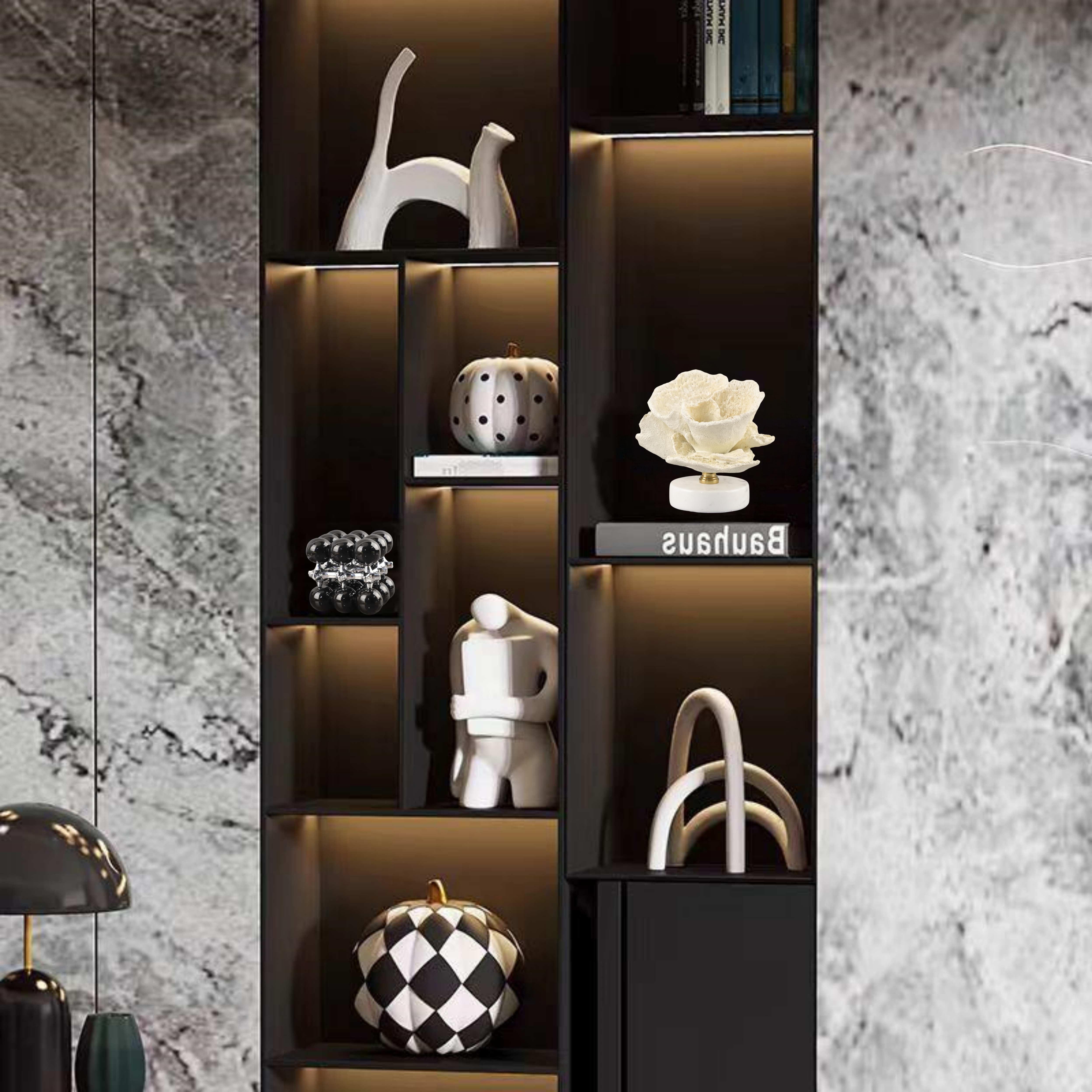 轻奢高级感几何艺术桌面装饰摆件