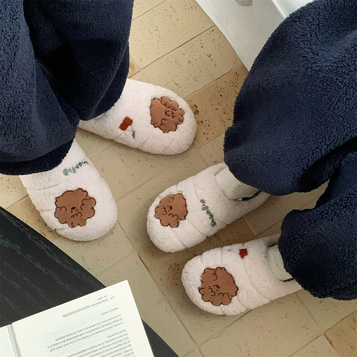 细细条miiiiichan联名毛毛鞋