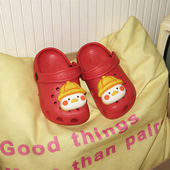 儿童足弓可爱黄帽小鸭软底洞洞鞋 夏季 防滑男童女童户外沙滩凉拖鞋