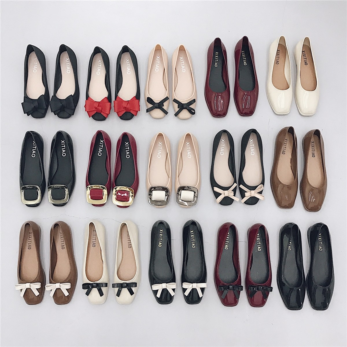 秋季新款蝴蝶結果凍時尚雨鞋女淺口平底沙灘鞋子扣子防滑單鞋鞋女在類目 女鞋, 雨鞋中 - 來自Buy2taobao.com提供專業的淘寶代購服務