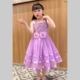 女童连衣裙新款 2025女孩裙子中大童公主裙表演纱裙两朵花礼服 夏装